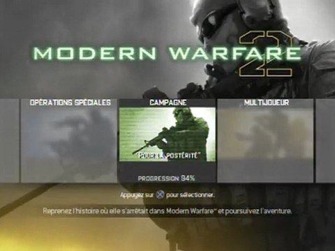 ingame Call of Duty : Modern Warfare 2 solo