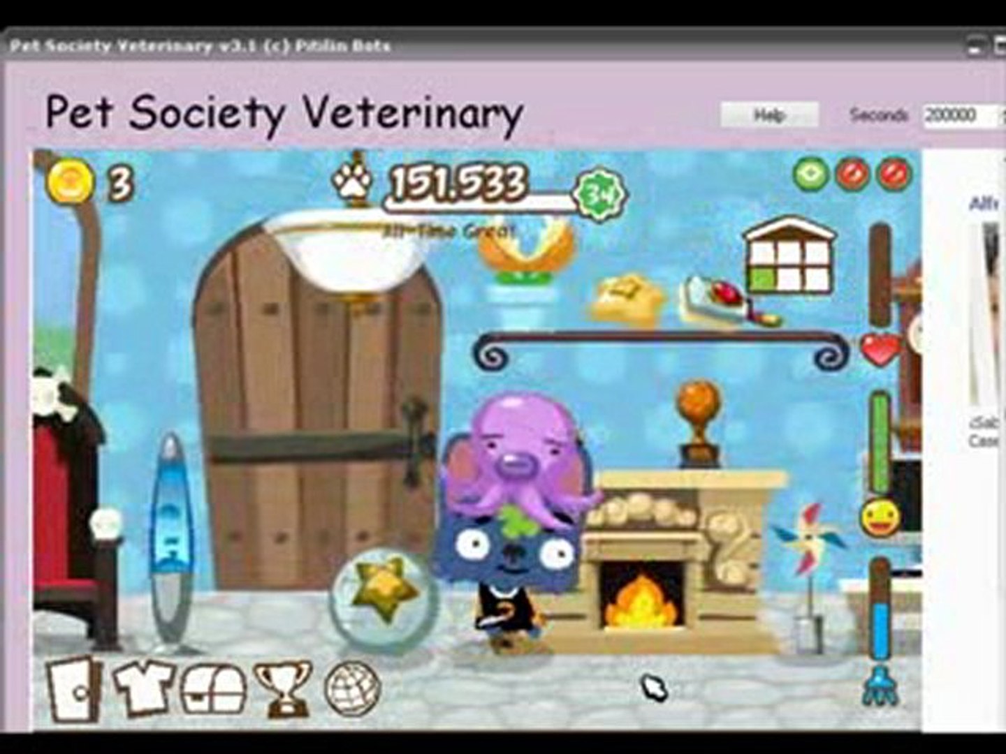 ⁣Pet Society Bot - Veterinary v3.1
