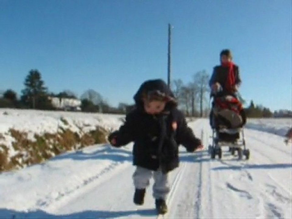 Estéban sur la neige