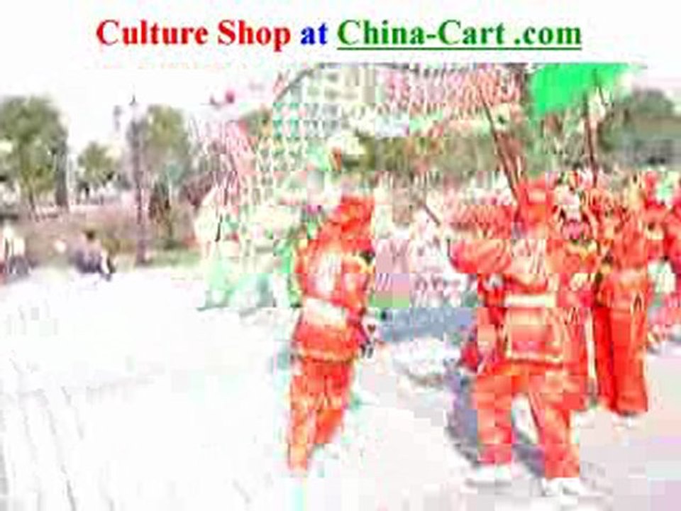 Chinese dragon dance in China