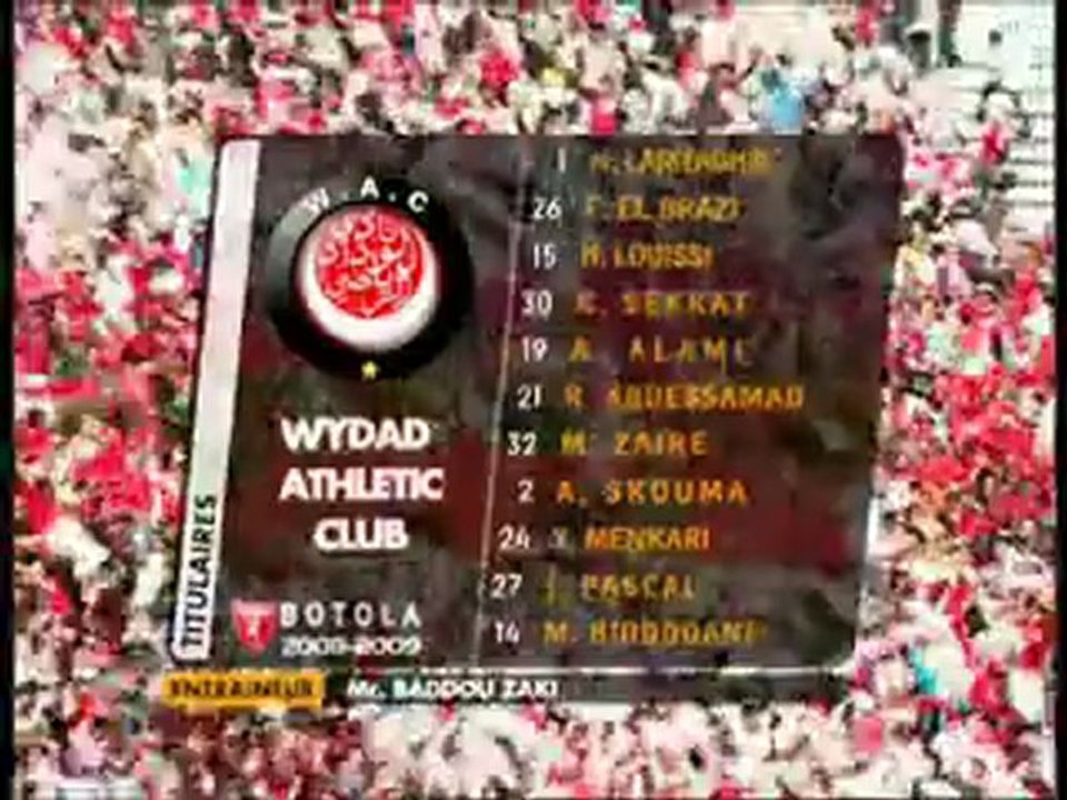 taghjijt taghjijt dima dima wydadtifo wac vs far 2009 04 18