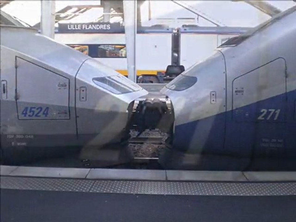 TGV eurostar et trains à Lille