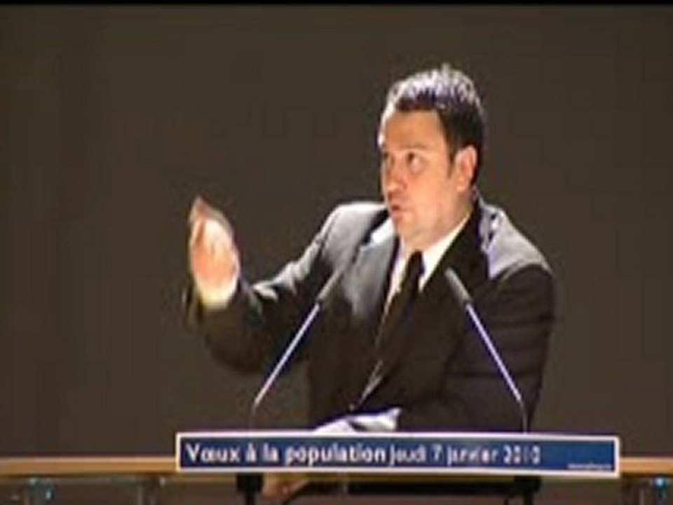 Cérémonie des voeux à la population 2010
