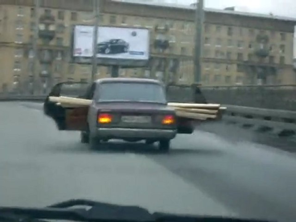 Russian Wood Transporter