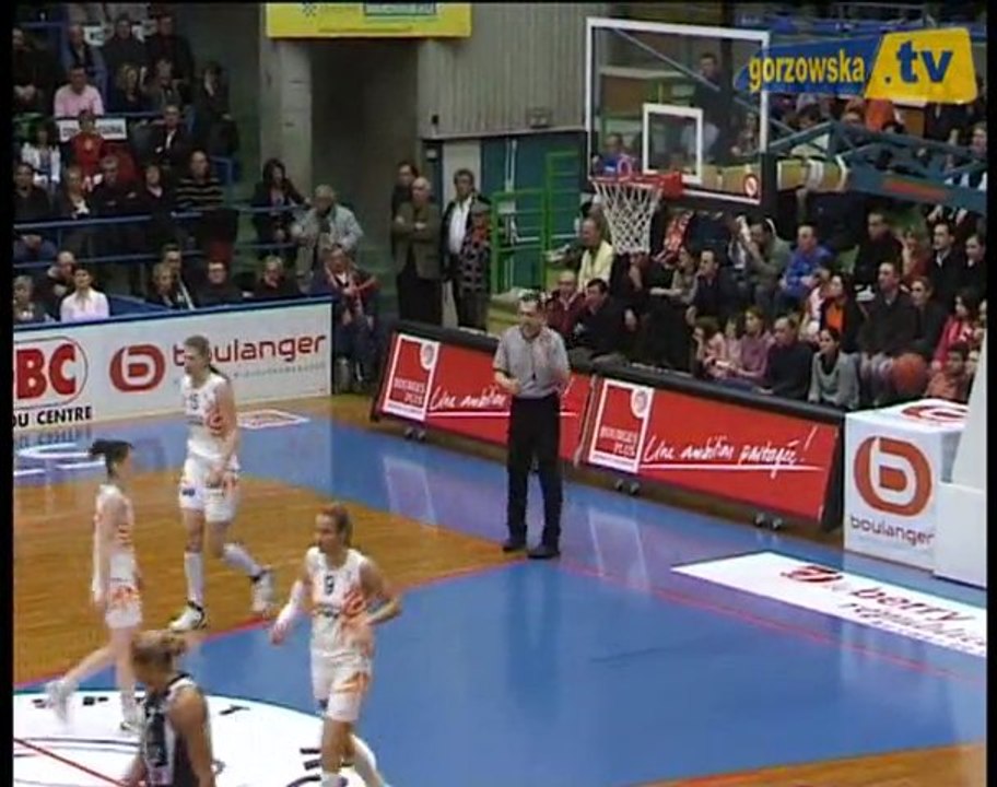 kwarty 1 i 2 Basket Bourges - KSSSE AZS PWSZ