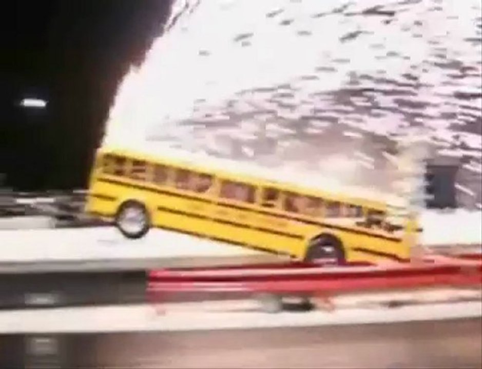 Schoolbus wheelie