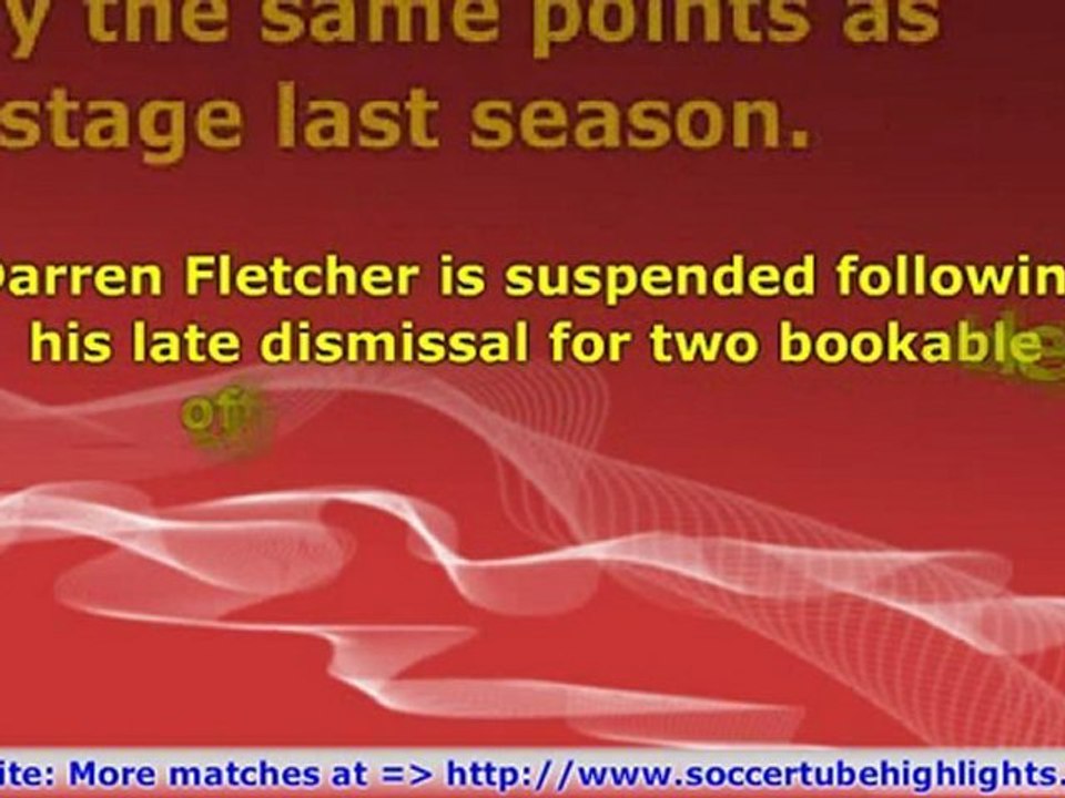 Man Utd vs Burnley preview 15 Jan 2010