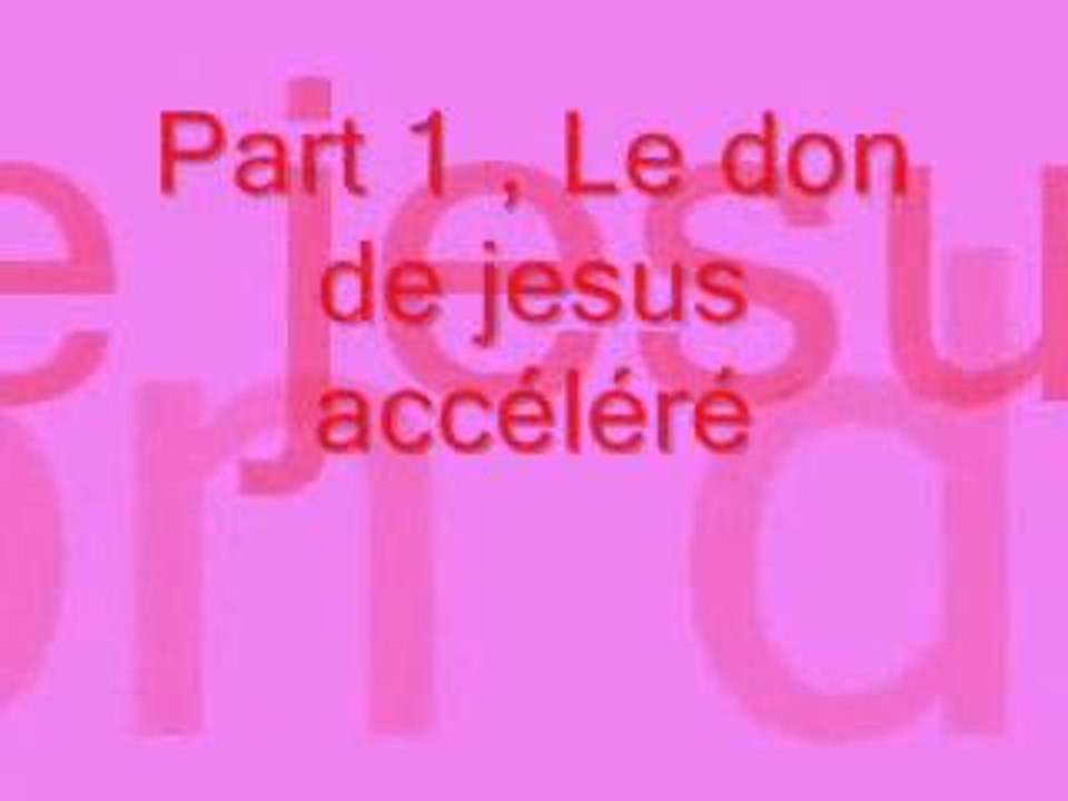 le don de jesus