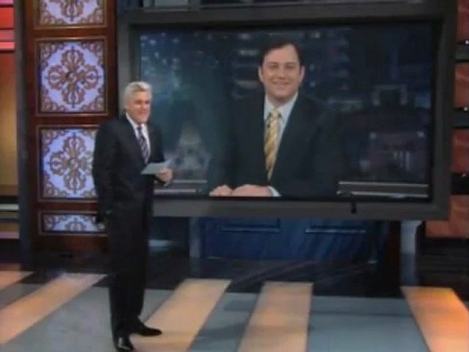 Jimmy Kimmel DESTROYS Jay Leno as a guest on Jay Leno!