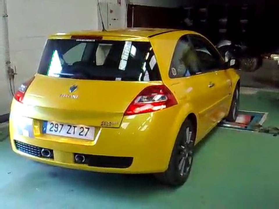 megane rs passage au banc  part 1