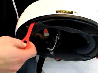 Casque Shoei X-Spirit II EQRS : Extraction des mousses