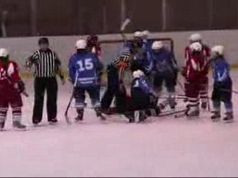 girl hockey fight
