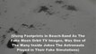 Moon Hoax- Footprints in Beach-Sand in Fake Moon TV Images