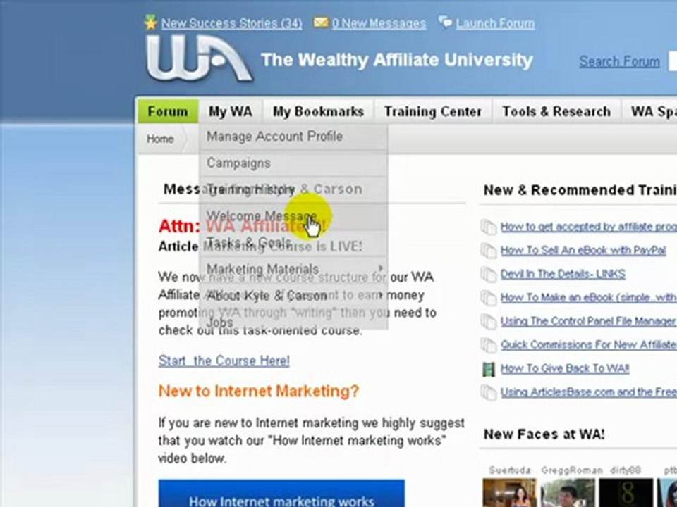 Wealthy Affiliate Review