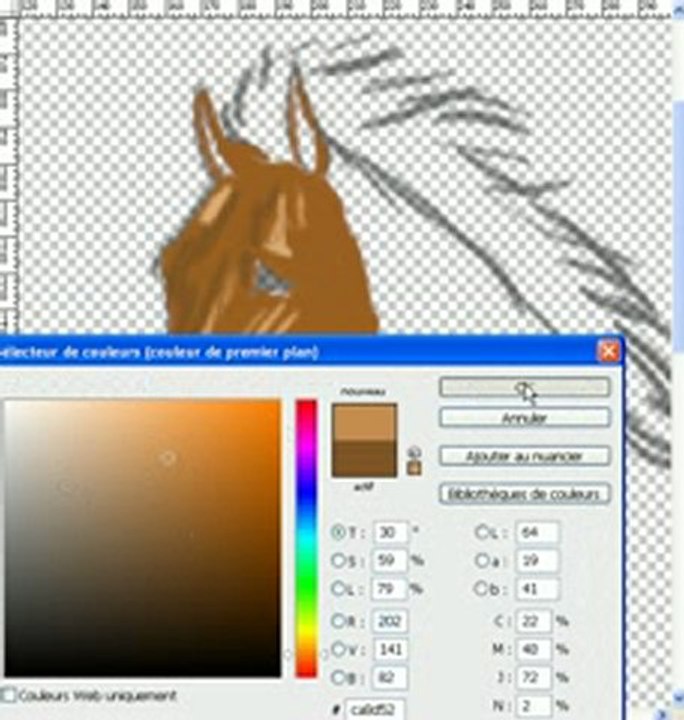 Colorisation sur photoshop 1