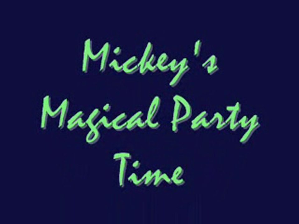 Mickey's Magical Party Time remix instru-french