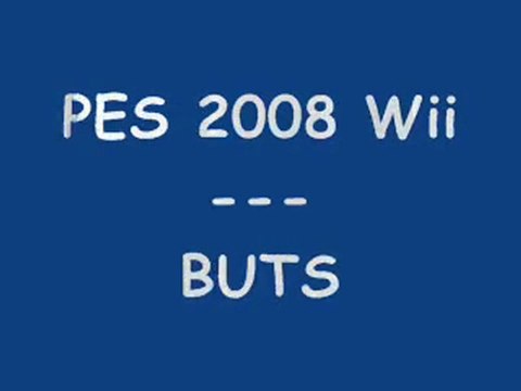 PES 2008 Wii - Buts