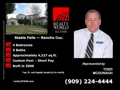 Stable Falls in Rancho Cucamonga by Realty World