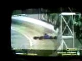 Formula One 2001 PS2 G.Mazzacane ( Prost) crash au raidillon