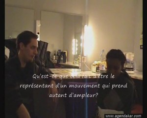 Interview sous-titrée pour www.agendakar.com