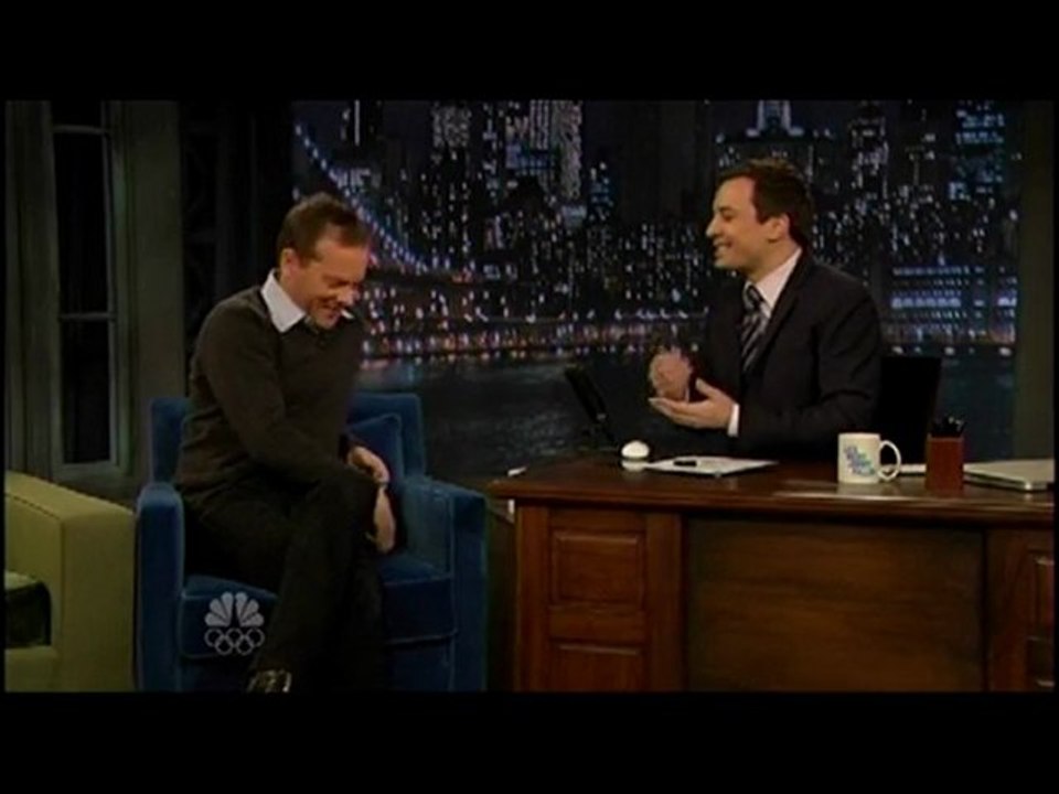 Kiefer Sutherland on Jimmy Fallon 15 Jan 2010