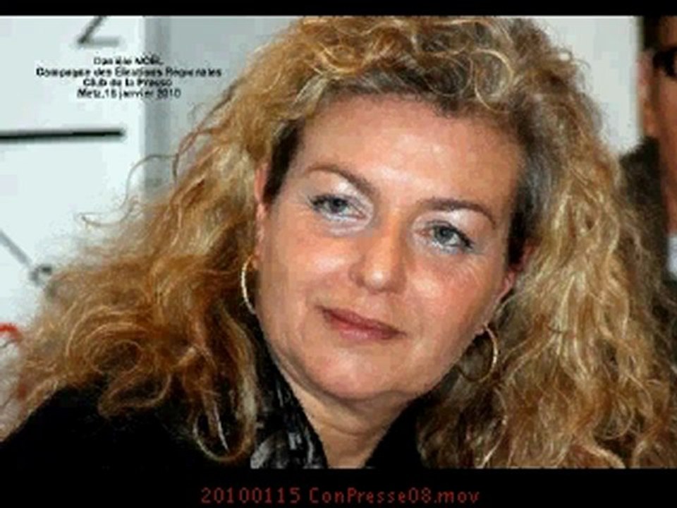 Régionales Modem en Lorraine Conf presse 20100115