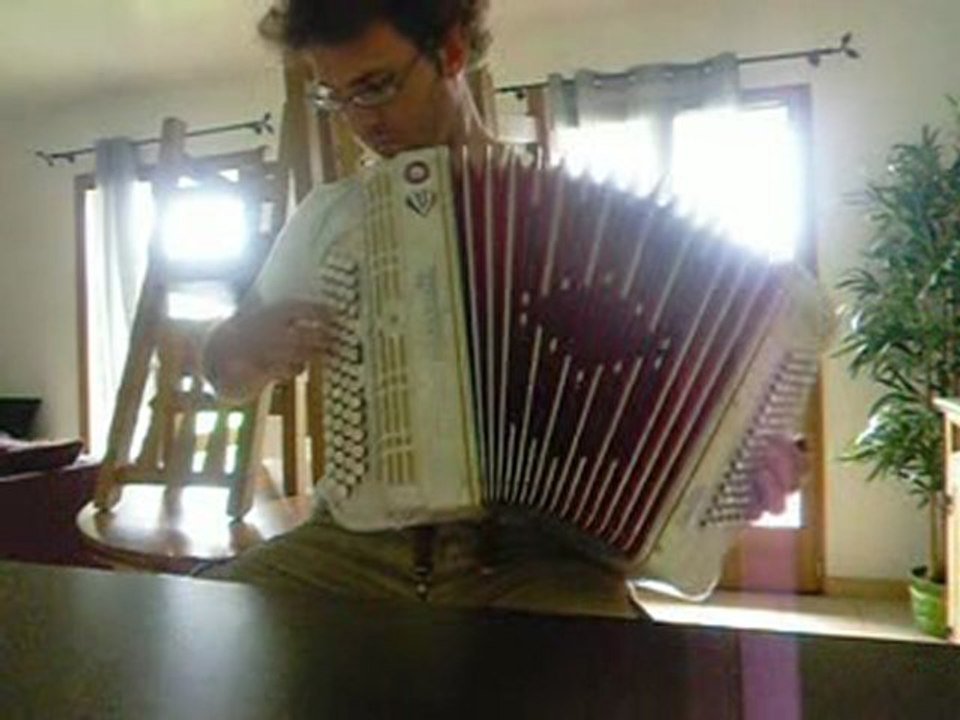 Mon 1er mois d'accordeon....La valse des negresse vertes....