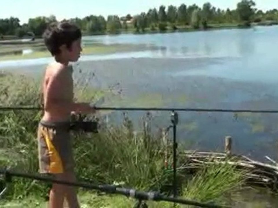 Stage Ado Carpe à Pescalis du 1er au 8 Août 2009.