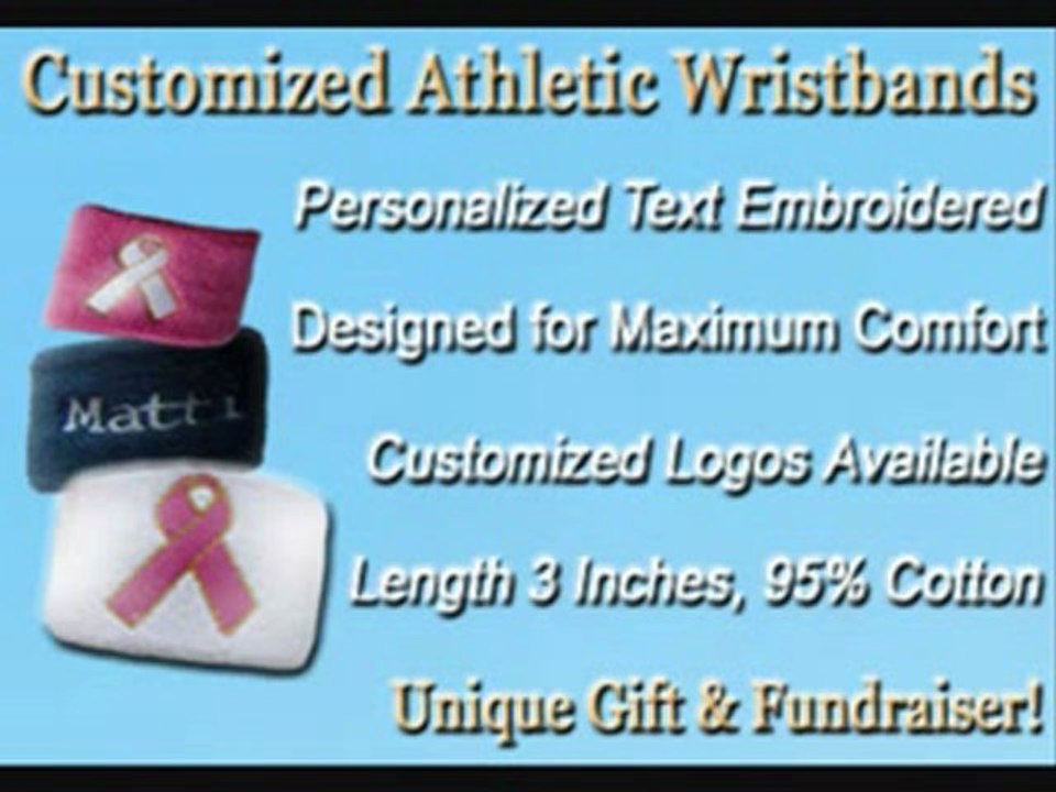 Custom Athletic Wristbands & Headbands