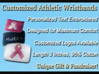 Custom Athletic Wristbands & Headbands