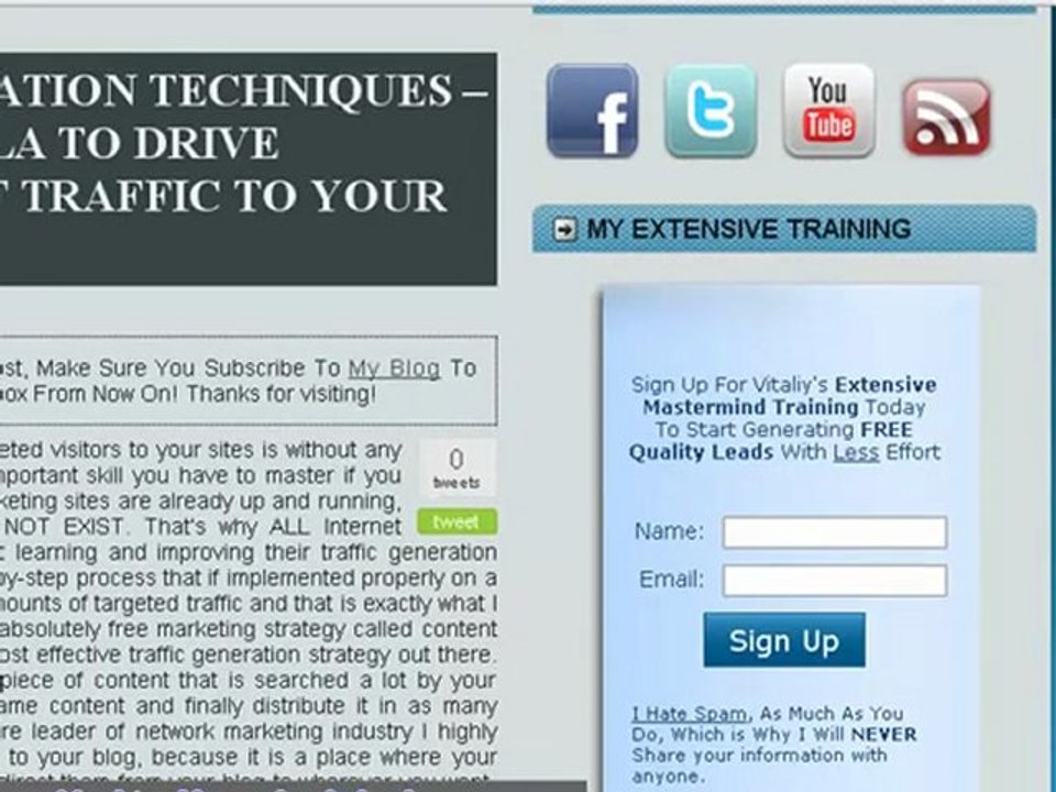Free Traffic Steal My Step By Step Formula
