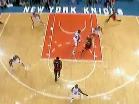 Jose Calderon finds DeMar DeRozan with a beautiful assist.