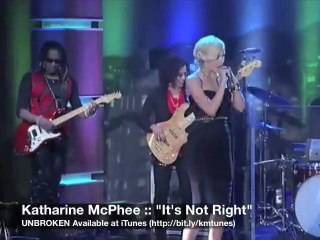 Katharine McPhee :: It's Not Right (Live on Jimmy Kimmel)