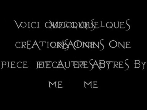 Toutes mes créations One Piece et autres .