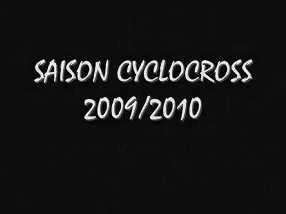 Bilan saison cyclocross 2009/2010