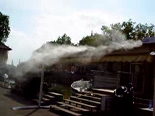 Nebulizacion terrazas restaurant  WWW.BRUMEFRESH.COM