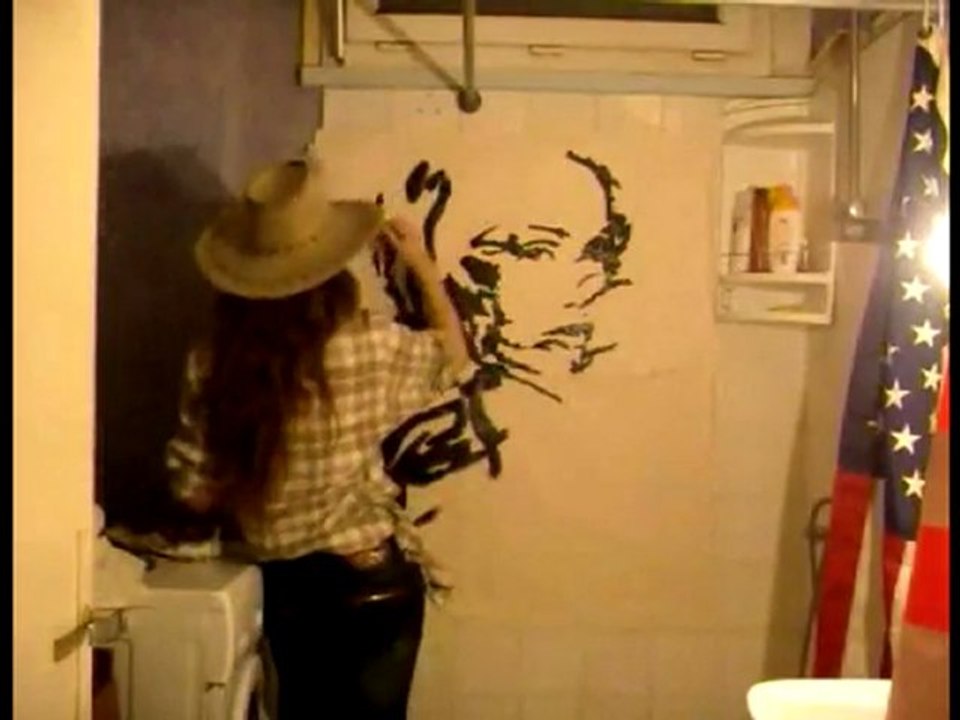 madonna live painting MAC