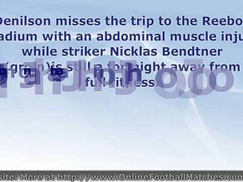 Bolton Wanderers vs Arsenal EPL 2010 Jan 17