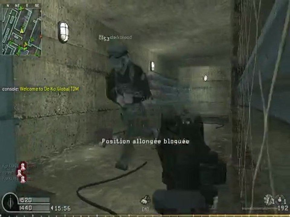 Video de Call of duty 4 : présentation d'un beug