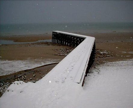 Grandcamp Maisy Sous la Neige Janvier 2010