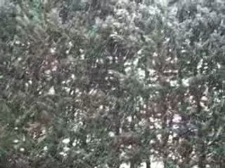 neige devan la maison