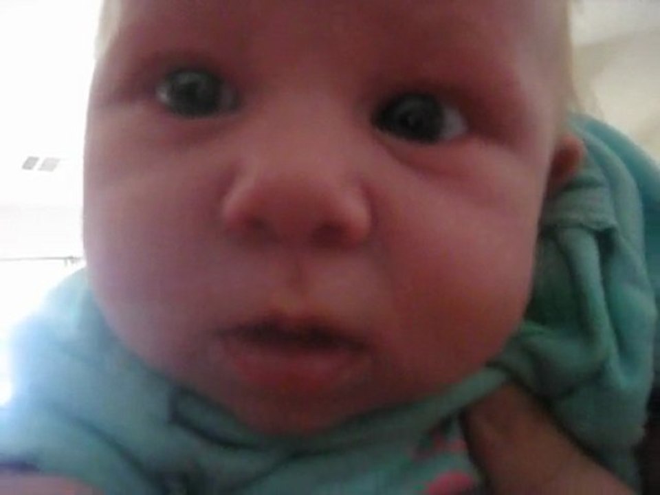 Aspen at five weeks old.