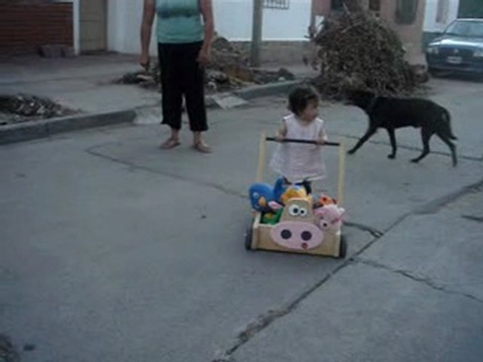 Chiara et son chariot 1