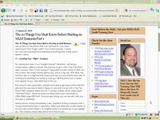 Starting an Internet Business - Part 1