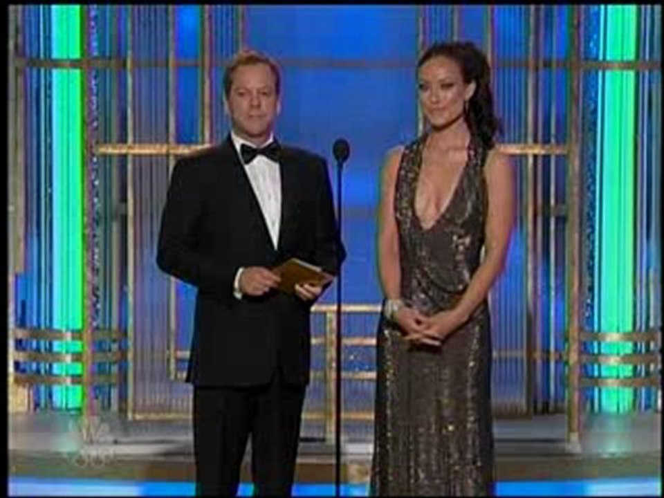 Kiefer Sutherland Presenting at the Golden Globe Awards