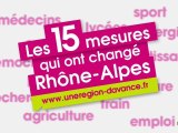 Les 15 mesures qui ont changé Rhône-Alpes en vidéo