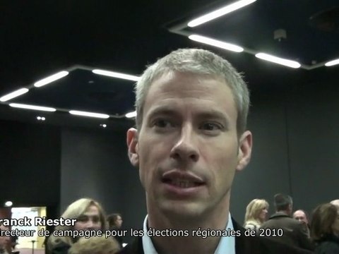 Voeux 2010 : itw de Franck Riester