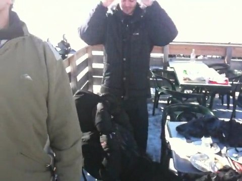 repas sur les pistes
