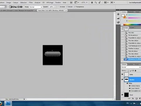 Tutoriel Photoshop - Bouton Web -