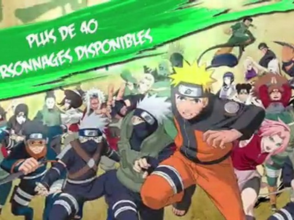 Naruto Shippuden Ultimate Ninja Heroes 3 - Trailer français